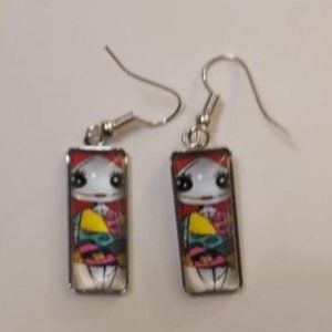 Halloween Rectangle Shape Dangle Earrings